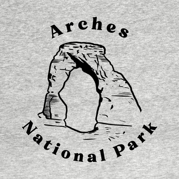 Arches National Park (Black Design) by JustJess